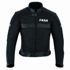Motorbike Textile Jacket With Leather Combination