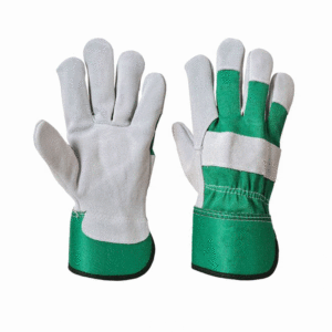 Premium Chrome Rigger Green Gloves
